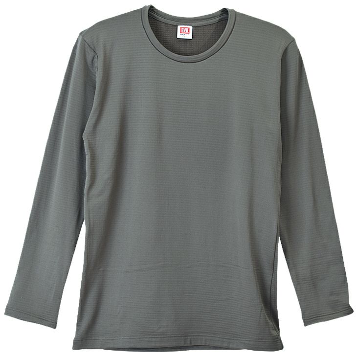 BVD 瞬暖GRID-TEC 裏起毛 クルーネック長袖Tシャツ 【M/L/LL BVD 瞬暖GRID-TEC 裏起毛 クルーネック長袖Tシャツ 【M/L/LL