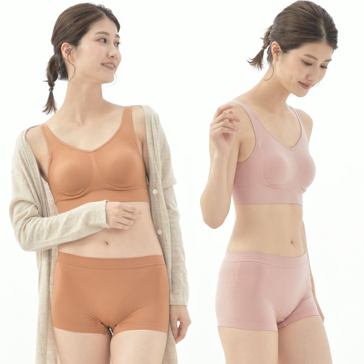 毎日ブラ ベーシック ハーフトップ 立体成型 (M/L/LL) BLRQ00