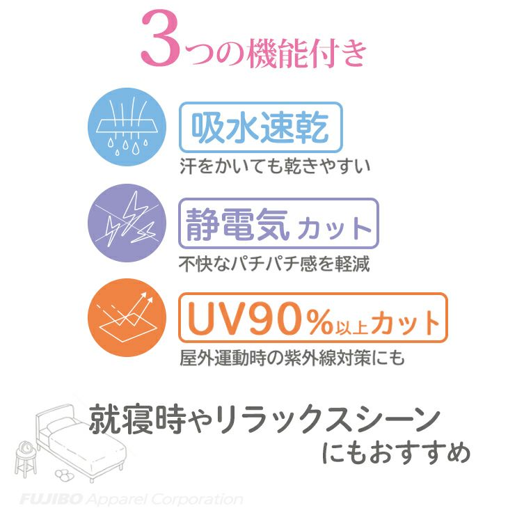 BVD 綿100% とろみコットン ハーフトップ （M/L） BLRT04