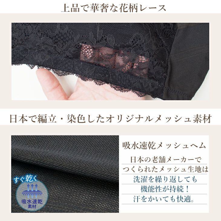 BVD 涼パン レース 軽い ムレにくい スタンダードショーツ（3L