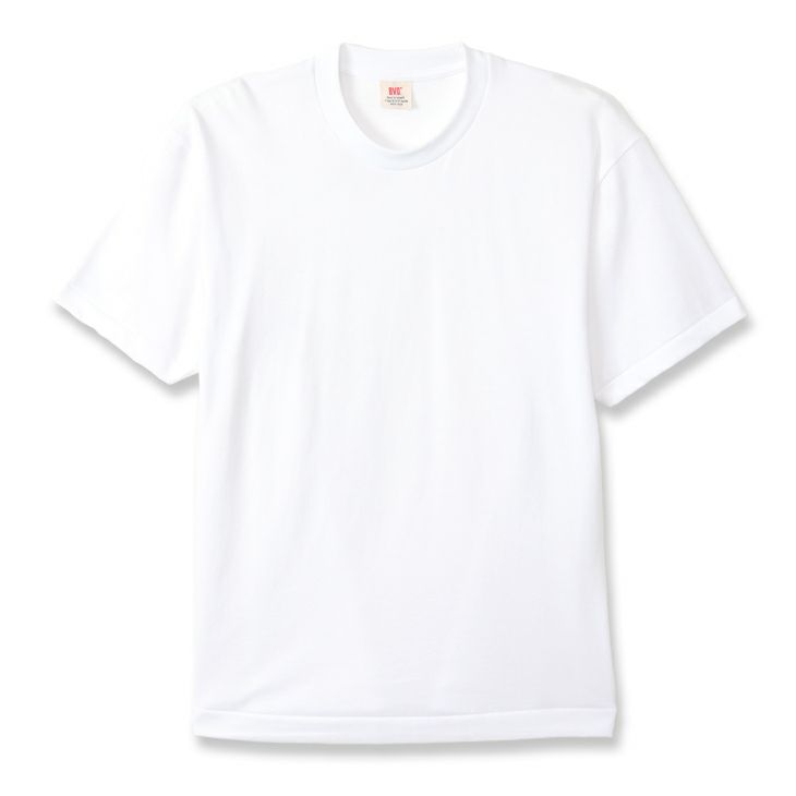 【Web限定】Tシャツ 綿100％ ユニセックス ルーズフィット クルーネックTシャツ by BVD （XS/S/M/L/XL）EC100