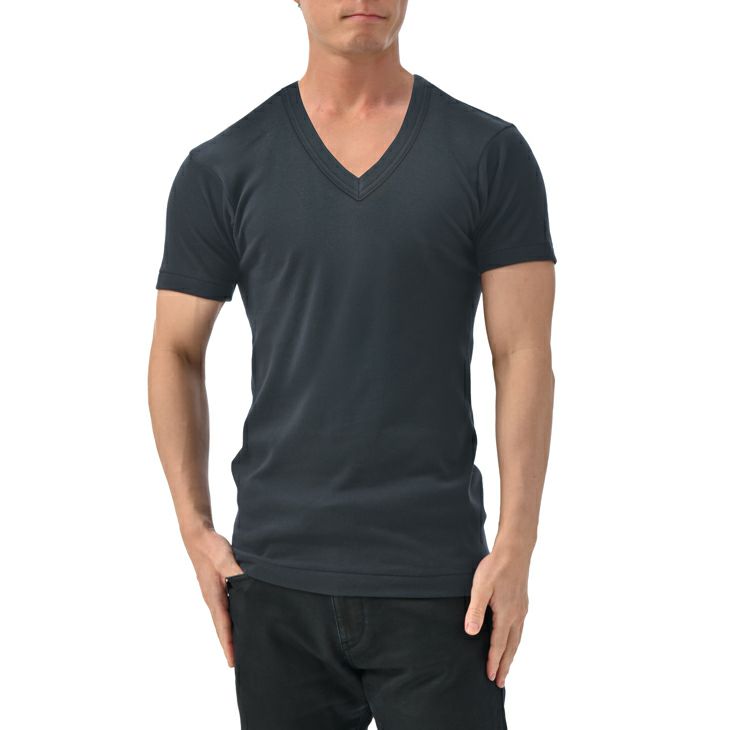 B.V.D.GOLD 限定COLOR V首半袖Tシャツ TOUGH NECK 綿100％ （M/L