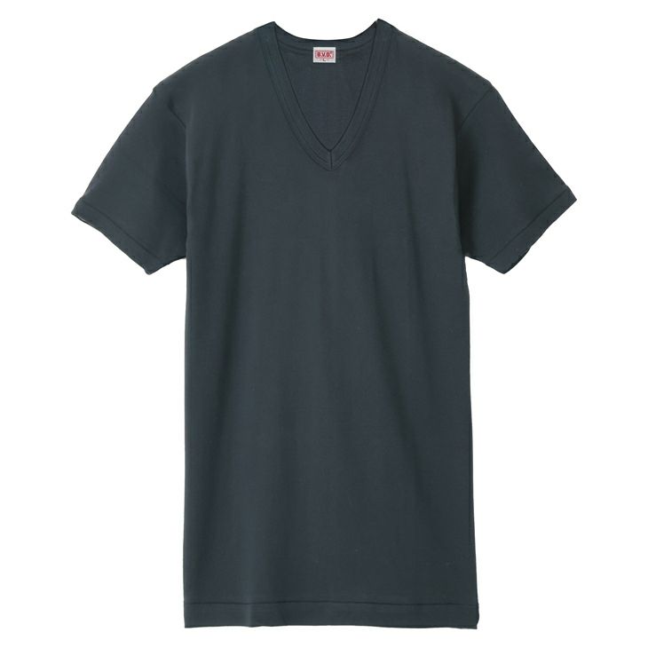 B.V.D.GOLD 限定COLOR V首半袖Tシャツ TOUGH NECK 綿100％ （LL